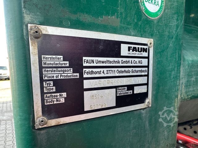 Kamion i plehrave MERCEDES-BENZ Actros 2533 / Faun Variopress 524 / 5 xAuf Lager