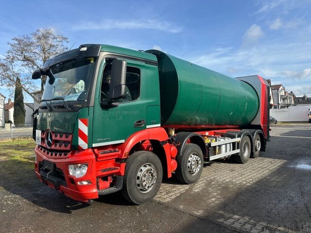 Kamion i plehrave MERCEDES-BENZ Arocs 3240 / 8x2x6 / Faun Rotopresss