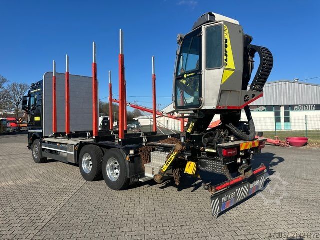 Timberbil MAN TGX 26.580 6x4 / Kurzholz / Tajfun 150Z96