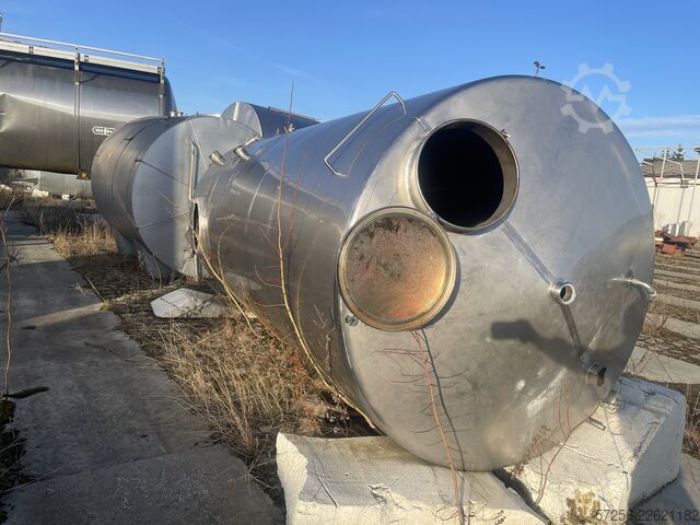 Lagertank 14m3 stainless steel tank with agitator 