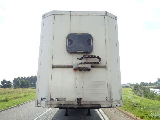 Caisse fermée Floor 2- Flower Sales Trailer 2-Axle Flower Sales Tra...