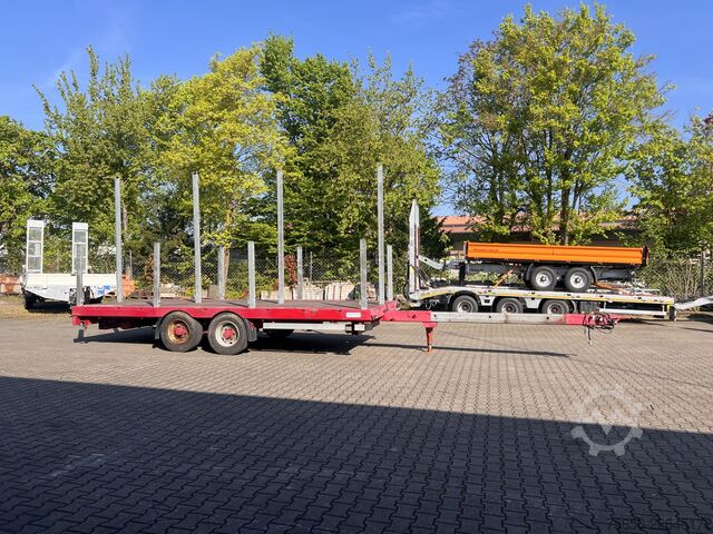 Open trailer Auwärter X-LTL110  Tandempritsche, ausziehbar