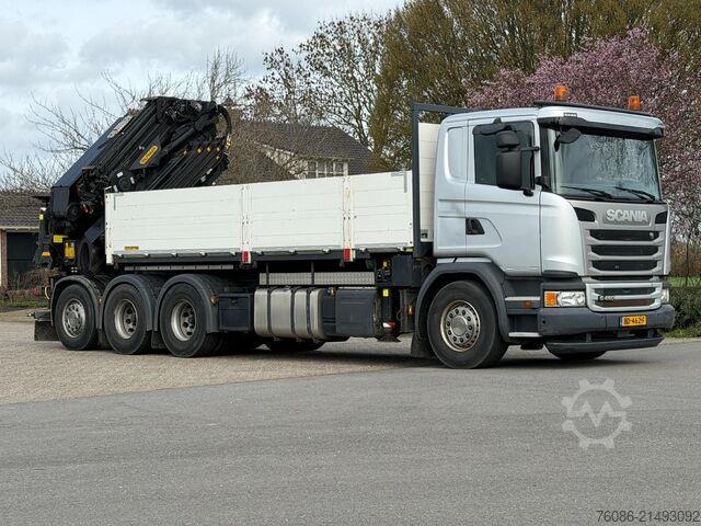 Kranwagen Scania G450 8x4 triple, PALFINGER PK92002 (92tm) FLYJI...