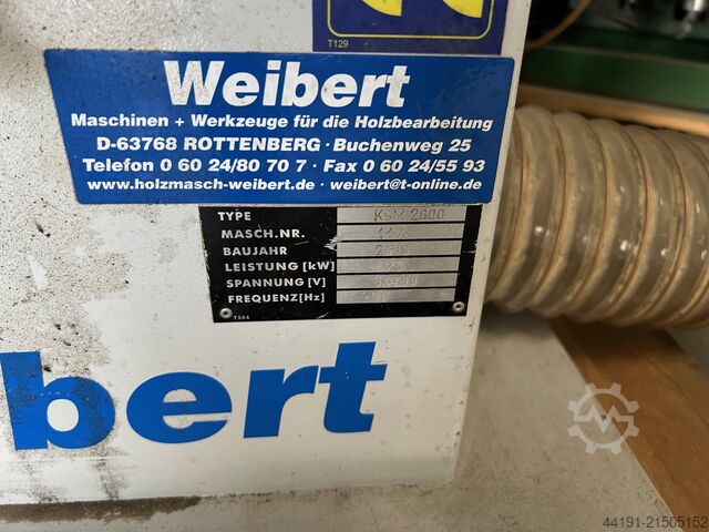 Kantenschuurmachine Weibert KSM 2600 Weibert KSM 2600