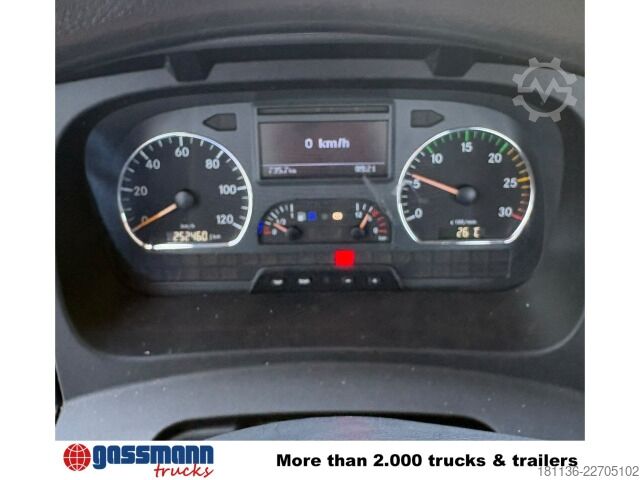 Furgone pick-up Mercedes-Benz Atego 822 L 4x2 mit Heckkran MKG HLK76-a2,