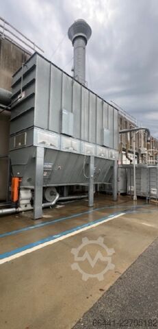 Bag filter with an air flow rate of 25,000 to 30,000 m³/h. Omar OM-108
