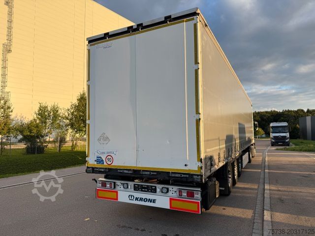 Semi-reboque aberto com lona KRONE SD Pritsche+Schiebeplane+Edscha/Luft-Lift