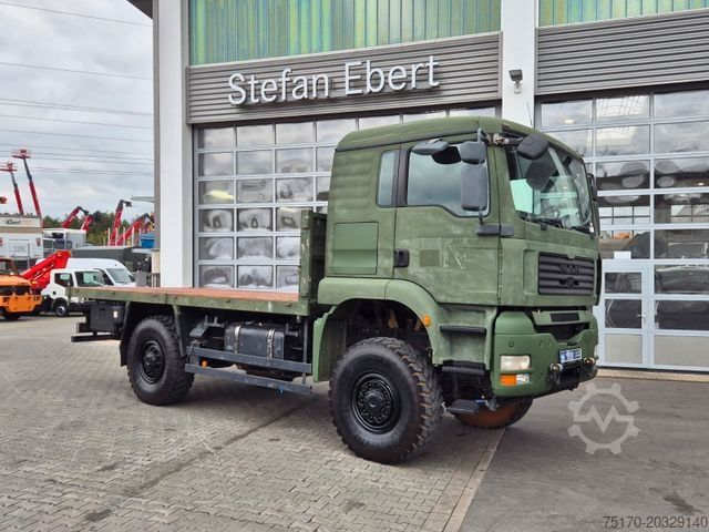 کامیون مسطح MAN TGA 18.360 4x4 BB Pritsche Single Bereifung