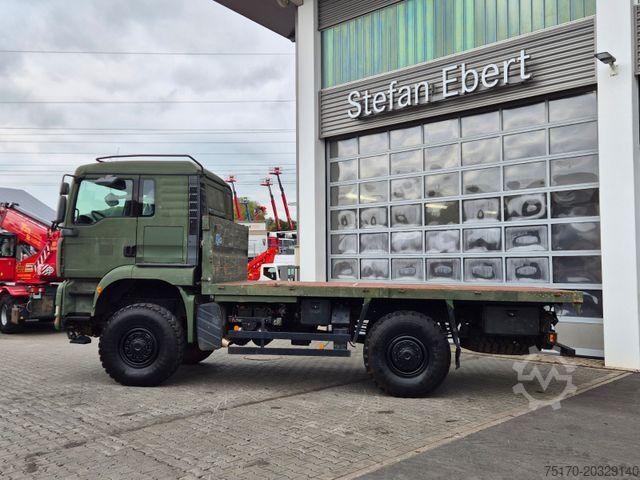 کامیون مسطح MAN TGA 18.360 4x4 BB Pritsche Single Bereifung