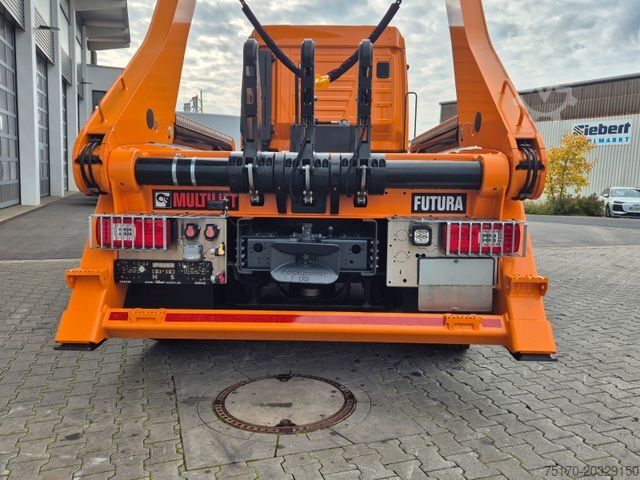 Vörubíll með veltiborni IVECO AS280X58Y/ PS ON Hiab FTR18 Funk AHK Bett Cam