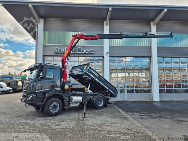 Тристранен самосвал IVECO AD200X46/P HR OFF Palfinger PK 12.501 Funk AHK