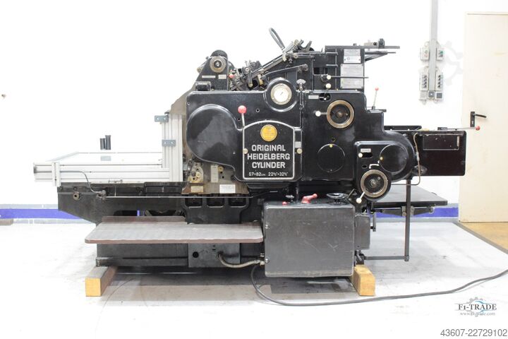 レタープレスシリンダーダイカッター（活版シリンダー型抜き機） Heidelberg SBB