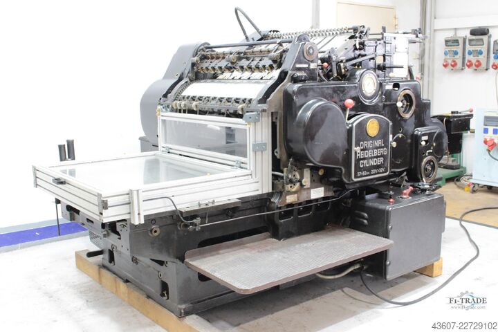 レタープレスシリンダーダイカッター（活版シリンダー型抜き機） Heidelberg SBB