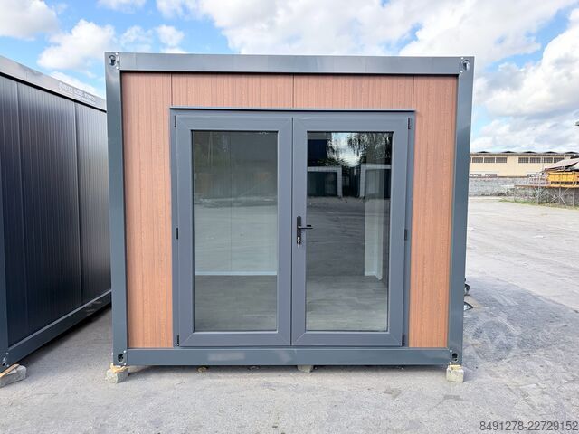 Bostadscontainer Villex Modernes Gartenbüro in Holzoptik