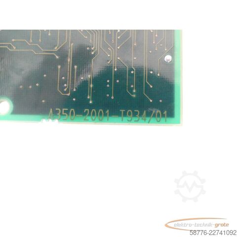 Komponentti Fanuc A20B-2001-0931 / 01A Platine A350-2001-T934/01 SN F09034805