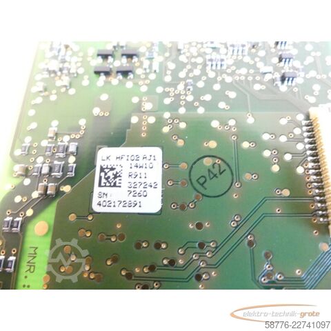 Komponenta Rexroth -EN2-L2-S-NN-FW Steuerkarte R911329920 SN 7260402207736