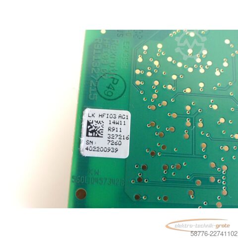 Komponenta Rexroth CSH01.3C-ET-ENS-MEM-CCD-L2-S-NN-FW Karte R911331933 SN 7260402210804