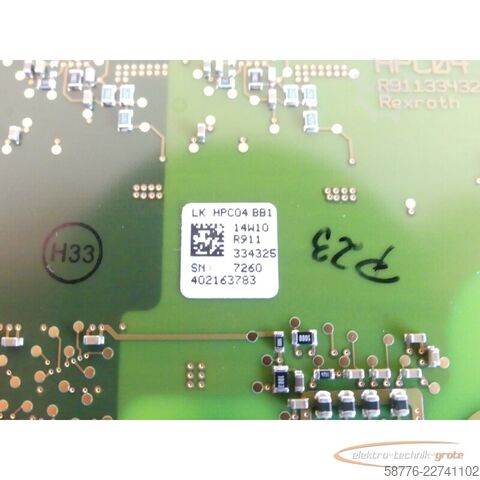 Komponenta Rexroth CSH01.3C-ET-ENS-MEM-CCD-L2-S-NN-FW Karte R911331933 SN 7260402210804