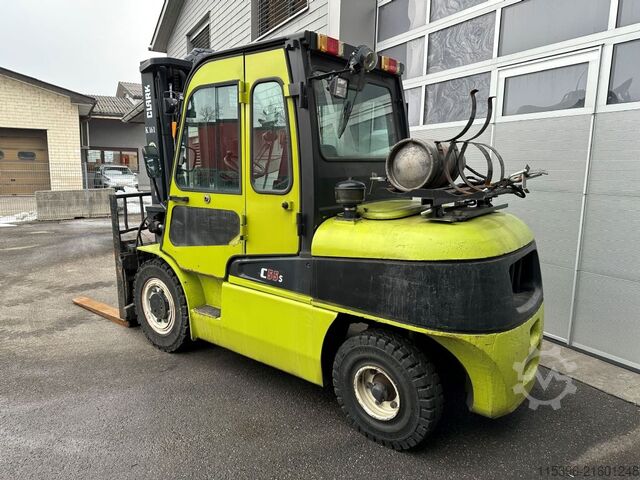 Chariot élévateur GPL Clark C55SL - TRIPLEX 4,8 m