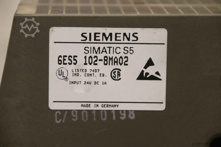 Zentralbaugruppe Siemens 6ES5 102-8MA02 Simatic S5-100U 6ES5 275-OLA15