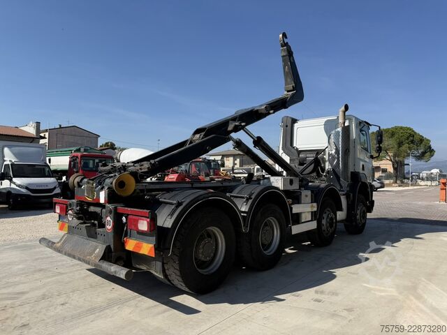 Camión portacontenedores de gancho DAF CF85.460 Abrollkipper MEILLER 8x4 40Ton