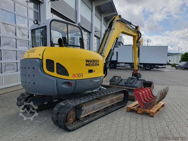 Lančani bager WACKER 8003 / MS08 / nur 4.035h / 2014 / Löffelpaket