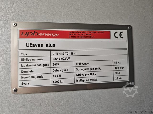 区块热电联产站，液化天然气（LNG） UPB energy UPB 4.12 TC - N - I