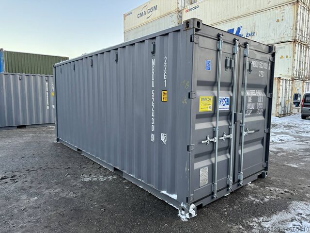  20 Fuß DV Seecontainer one way / RAL7015