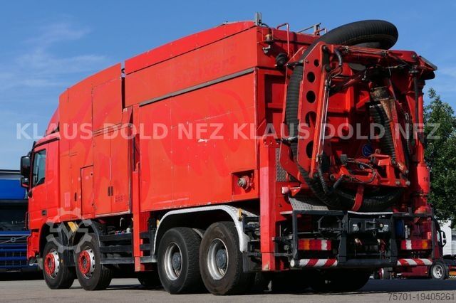 Autocisternă de vidanjare MERCEDES-BENZ Actros 4144 8x4 Saugbagger Euro 5