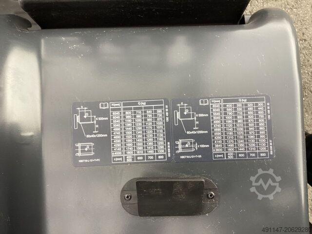 Ηλεκτρικό περονοφόρο 3 τροχούς Baoli KBET 18 Li G1