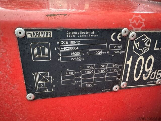 Stivuitoare grele - Diesel Kalmar DCE 160-12