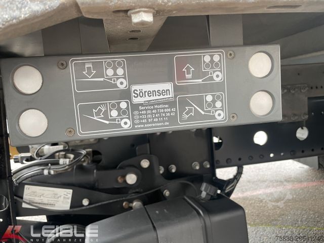 Plattewagen met zeil MERCEDES-BENZ Atego 1224*Sörensen LBW*Standheizung*Klima*