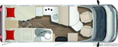 Camper semi-terintegrasi Bürstner B66 TD 690 G