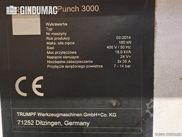 TRUMPF Trupunch 3000 S11