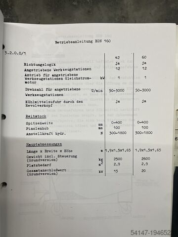 CNC Dreh-Fräszentrum Boley BDN 160 ZB