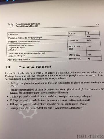 Tandhjulsfræsningsmaskine - vertikal SAMPUTENSILI S130 CNC Modul