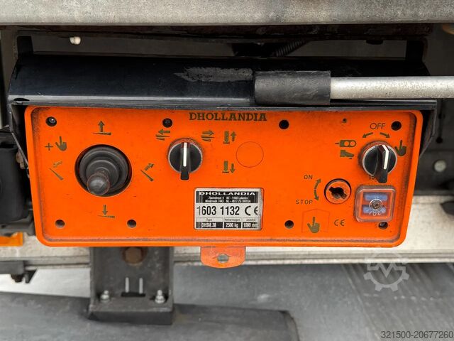 ผ้าใบกันน้ำแบบเลื่อน Schmitz Cargobull Schuifzeil met Borden / OV-Laadklep / Lift-as /...