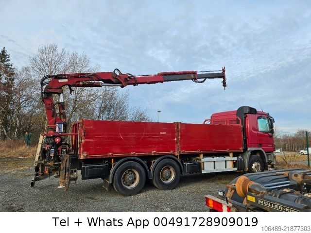 Camion cu platformă Mercedes-Benz 2644 6x4 BL Kran Funk Retarder