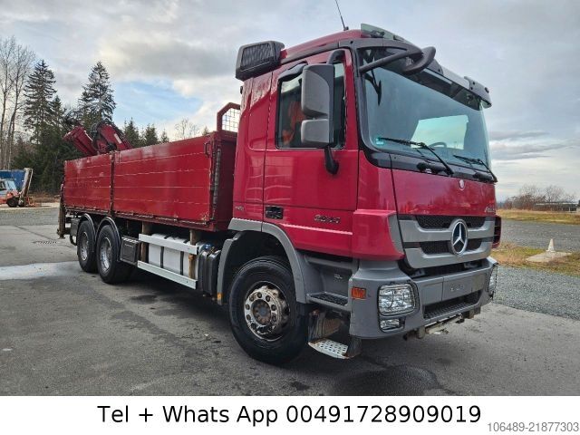 Camion cu platformă Mercedes-Benz 2644 6x4 BL Kran Funk Retarder