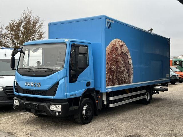 Camión caja IVECO EC ML120EL21 CNG Erdgas Klima7,2m Koff LBW+Tür