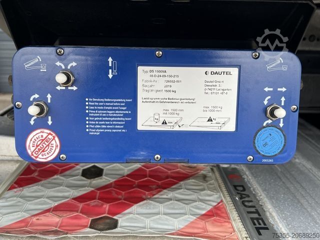 Camión caja IVECO EC ML120EL21 CNG Erdgas Klima7,2m Koff LBW+Tür