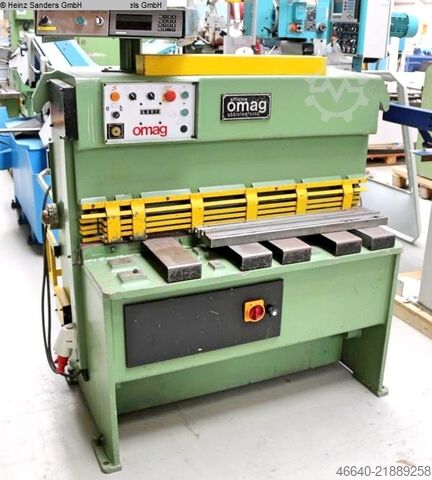 Guillotineskärare - hydraulisk OMAG CEL 104