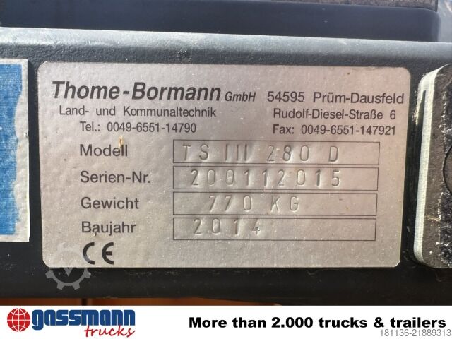 Landbouwmachine  WINTEC TS-III 280 Schneeräumschild