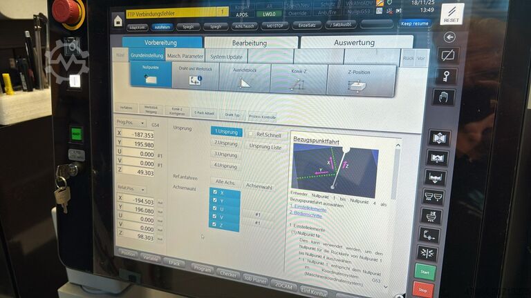 Wire cutting EDM machine MITSUBISHI MV 2400 R