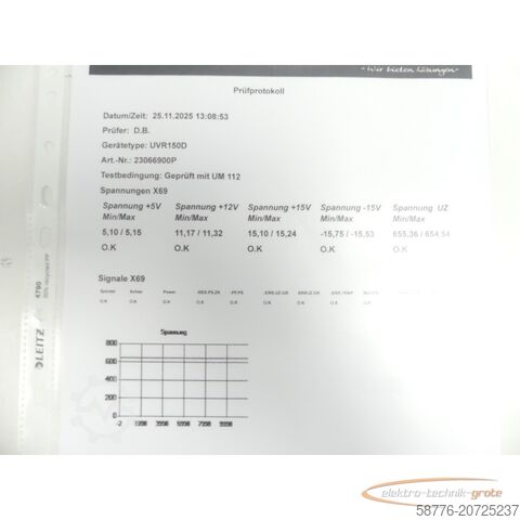 Heidenhain component Heidenhain UVR 150D 390 421-01 SN 23066900P generalüberh.+ 3 Monate Gewährleist.