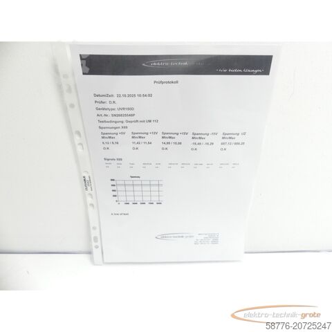 Componente Heidenhain Heidenhain UVR 150D 390 421-01 SN26825548P generalüberh.+ 3 Monate Gewährleist.