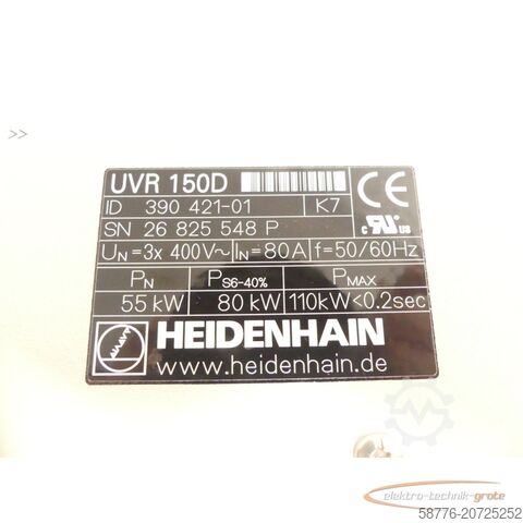 Componente Heidenhain Heidenhain UVR 150D 390 421-01 SN26825548P im Austausch (Exchange)