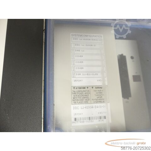 Indramat component Indramat DDC 1.1-K100A-DA01-00 Digital Servo Controller SN: 257448-01330A04