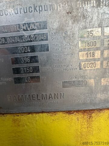 HAMMELMANN WOMA URACA FALCH HAMMELMANN HDP 404