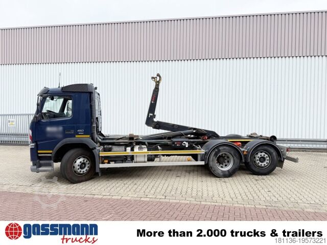 Camion benne à bras amovible Volvo FM 410 6x2, Lenk-/Liftachse